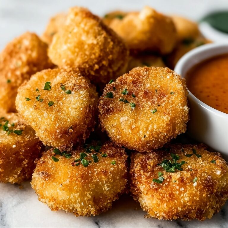 Crispy Cheesy Grits Fritters with Zesty Cajun Dipping Sauce Recipe