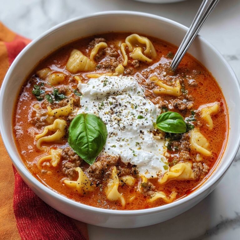 Easy Lasagna Soup Recipe