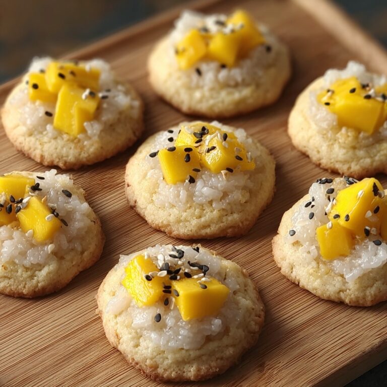 Mango Sticky Rice Cookies: A Chewy Tropical Delight Recipe