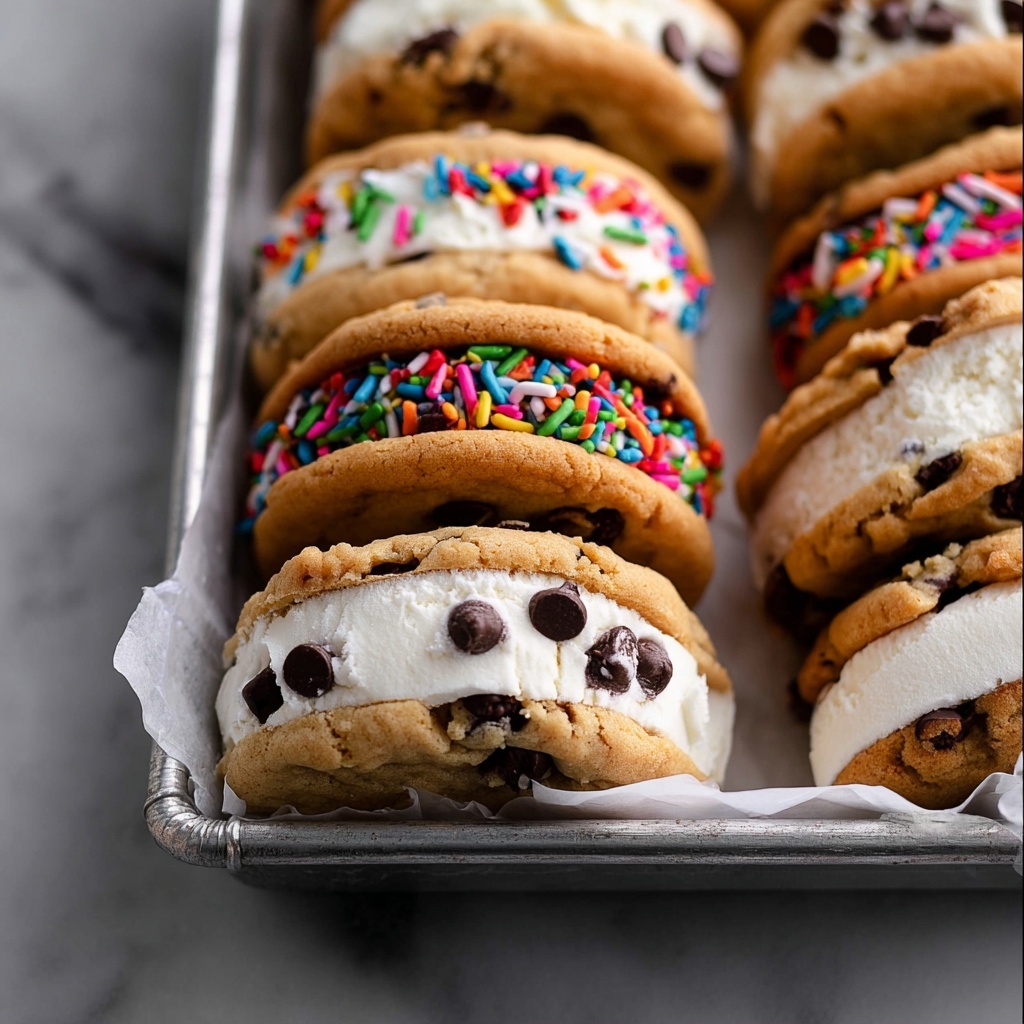 Ice Cream Cookie Sandwiches Recipe - Recipe Image