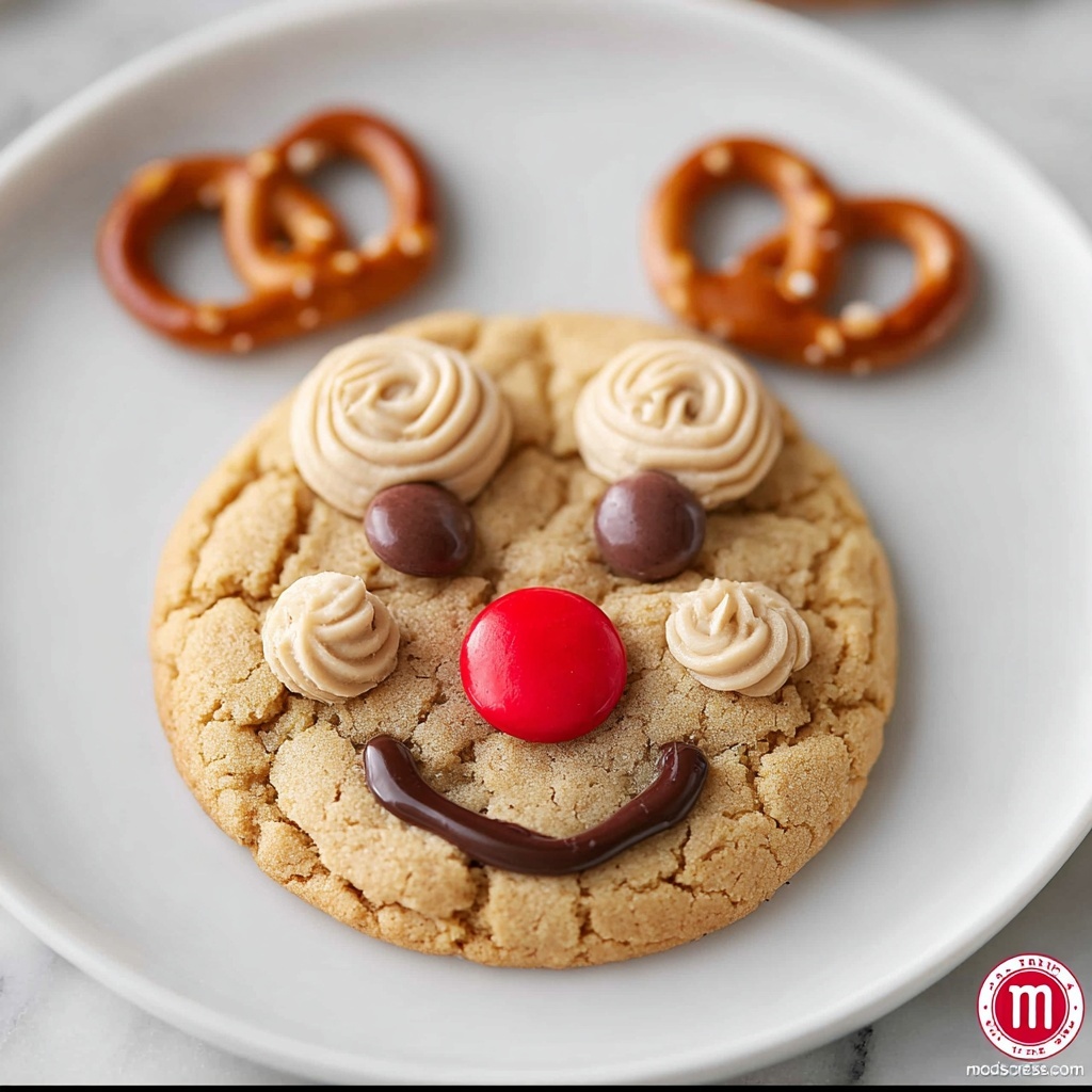 Rudolph Peanut Butter Cookies Recipe - Recipe Image