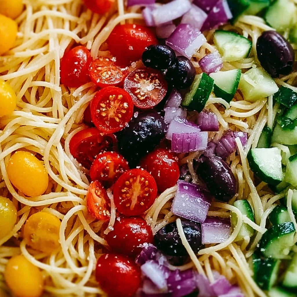 California Spaghetti Salad Recipe - Recipe Image