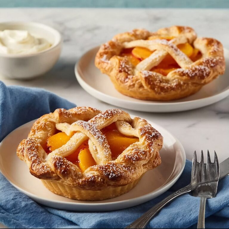 Individual Peach Pies for Sweet Summer Bliss Recipe