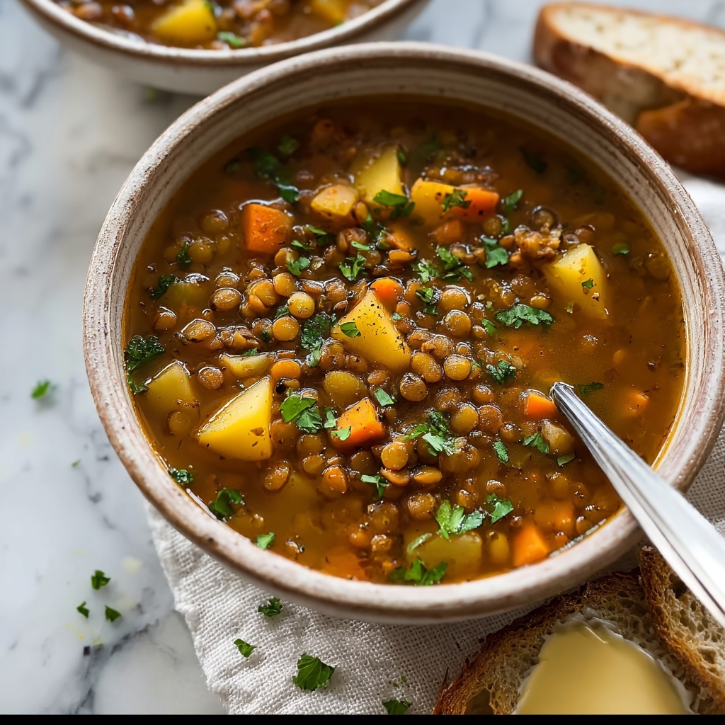 Lentil and Vegetable Soup Recipe - Recipe Image