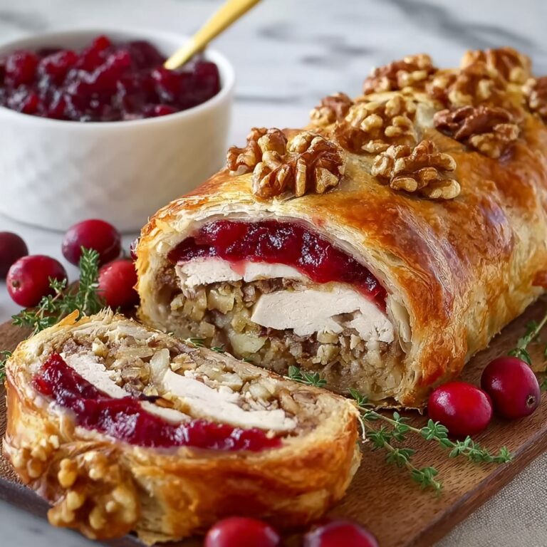 Cranberry Hazelnut Turkey Wellington Recipe