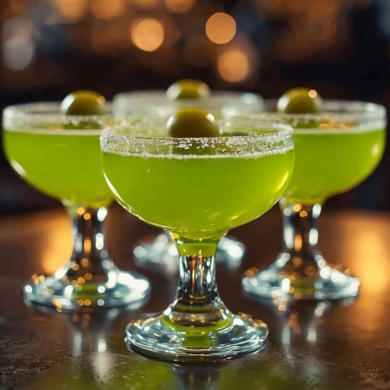Herb-Infused Green Margaritas to Spice Up Your Gatherings Recipe