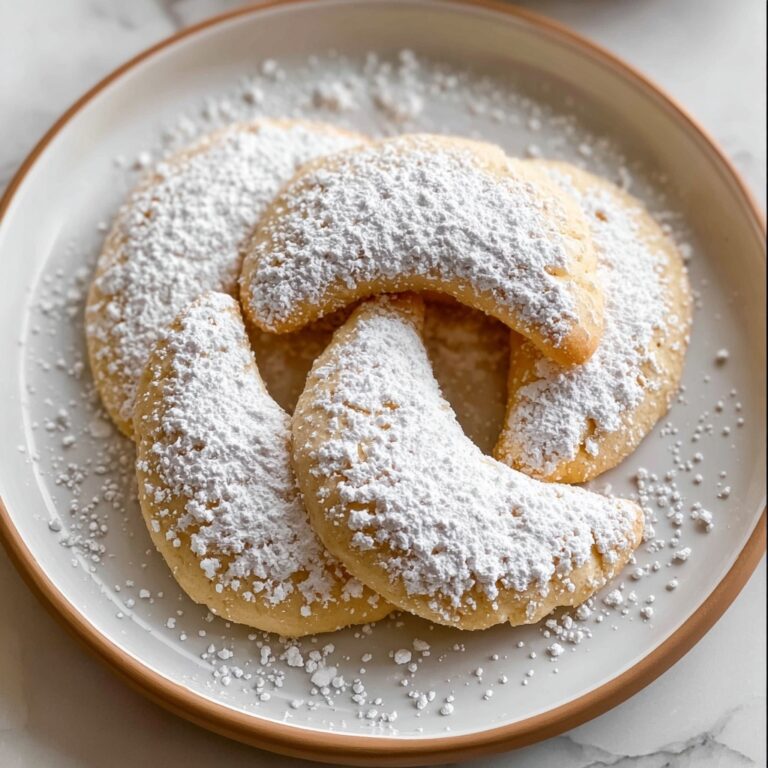 Almond Crescent Cookies Recipe