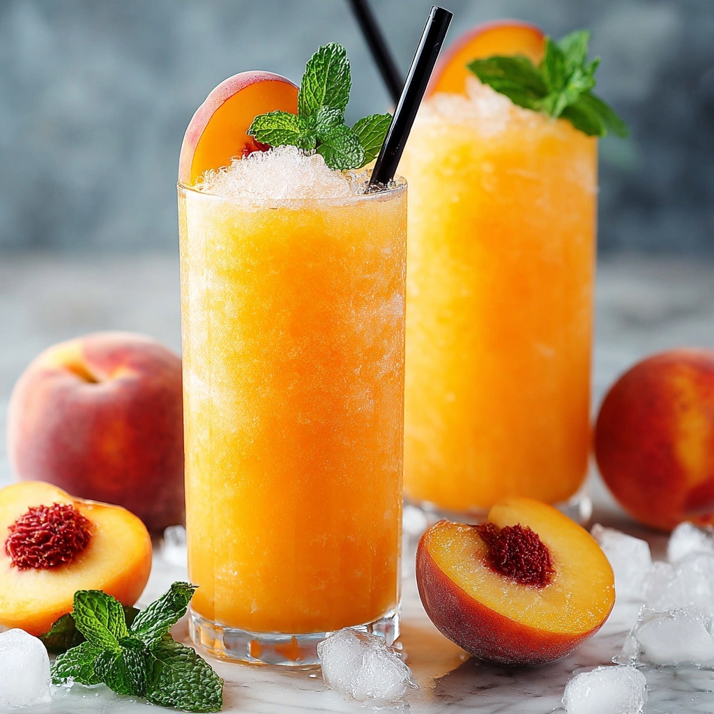 Peach Lemonade Drink: Refreshing Recipe for Summer Sips Recipe - Recipe Image