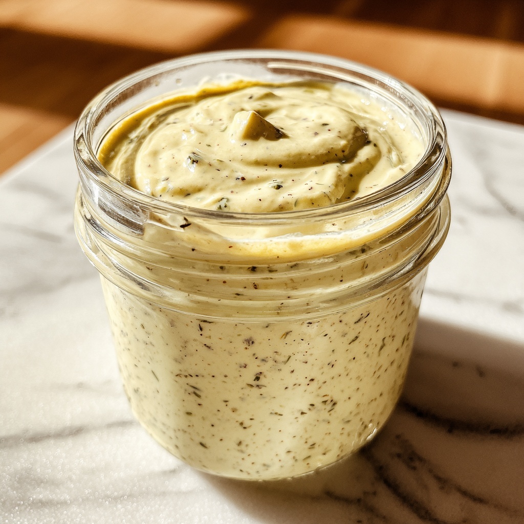 Creamy Greek Salad Dressing Recipe - Recipe Image