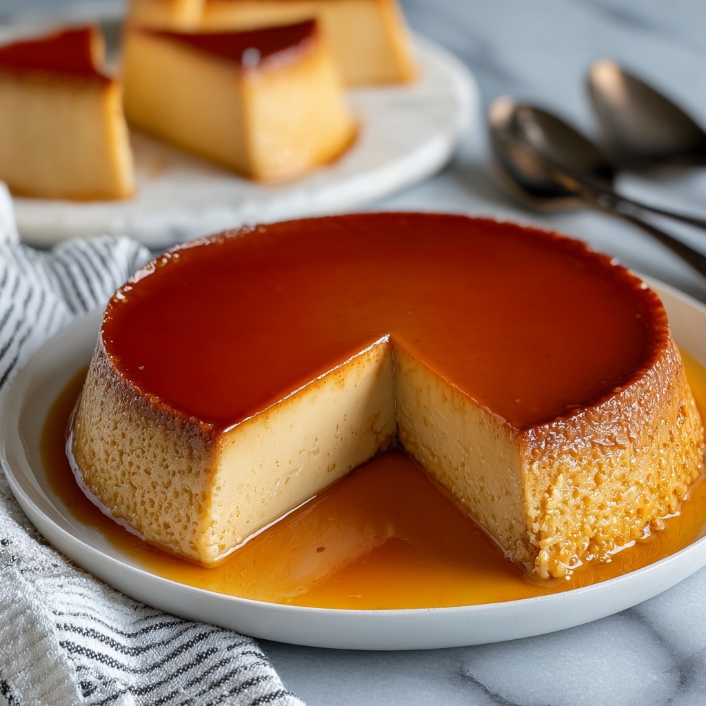 Creamy Caramel Flan Recipe - Recipe Image