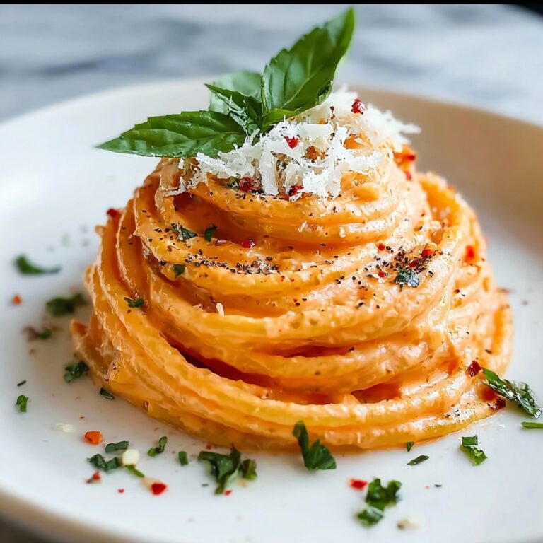 Creamy Tomato Pasta Sauce with Basil and Parmesan Recipe