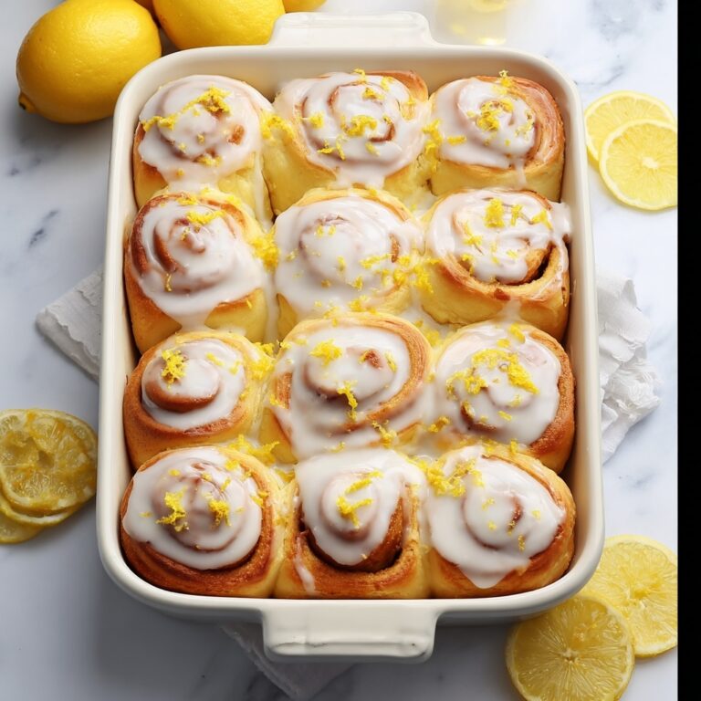 Lemon Sweet Rolls with Lemon Glaze Recipe