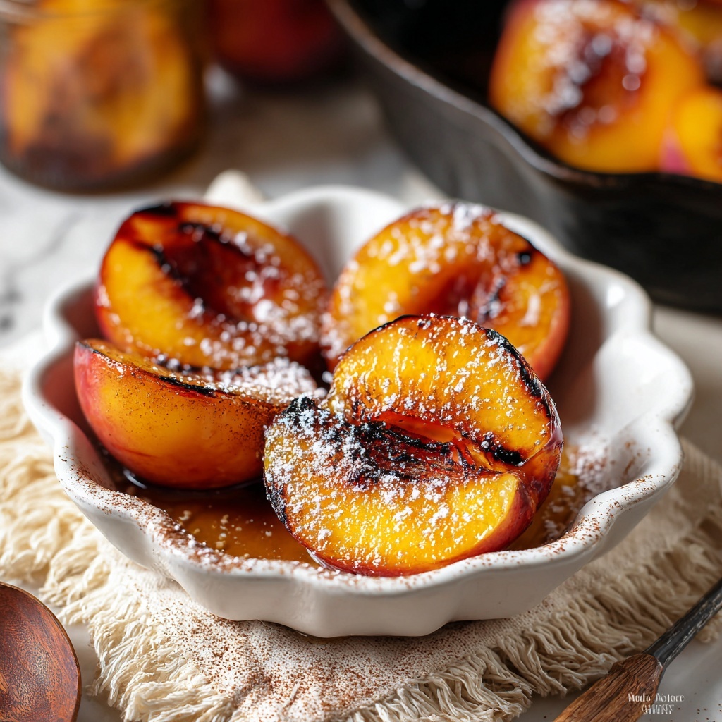 Cinnamon Sugar Baked Peaches Recipe - Recipe Image