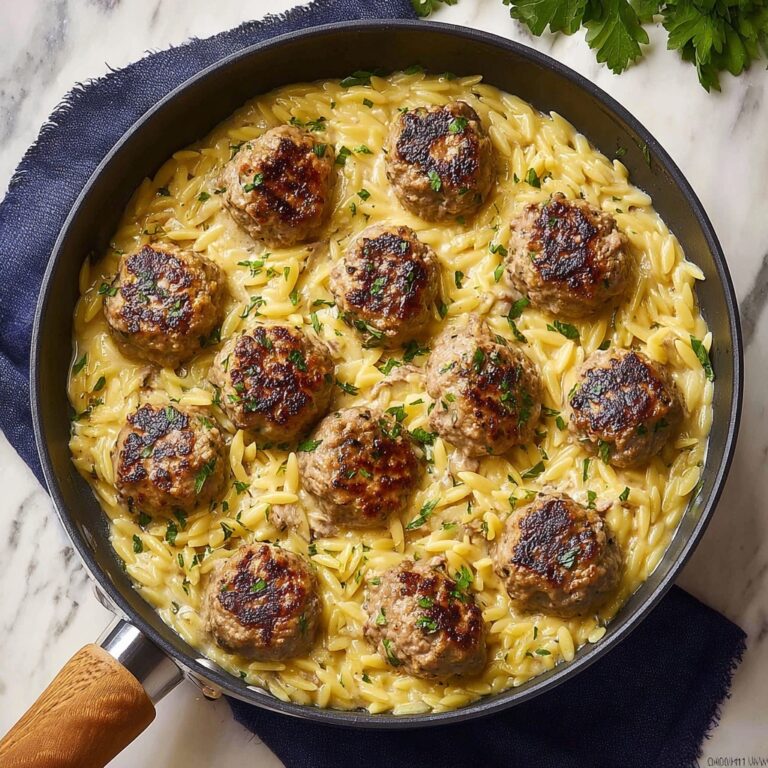 One Pan Chicken Meatballs with Marinara and Mozzarella Recipe