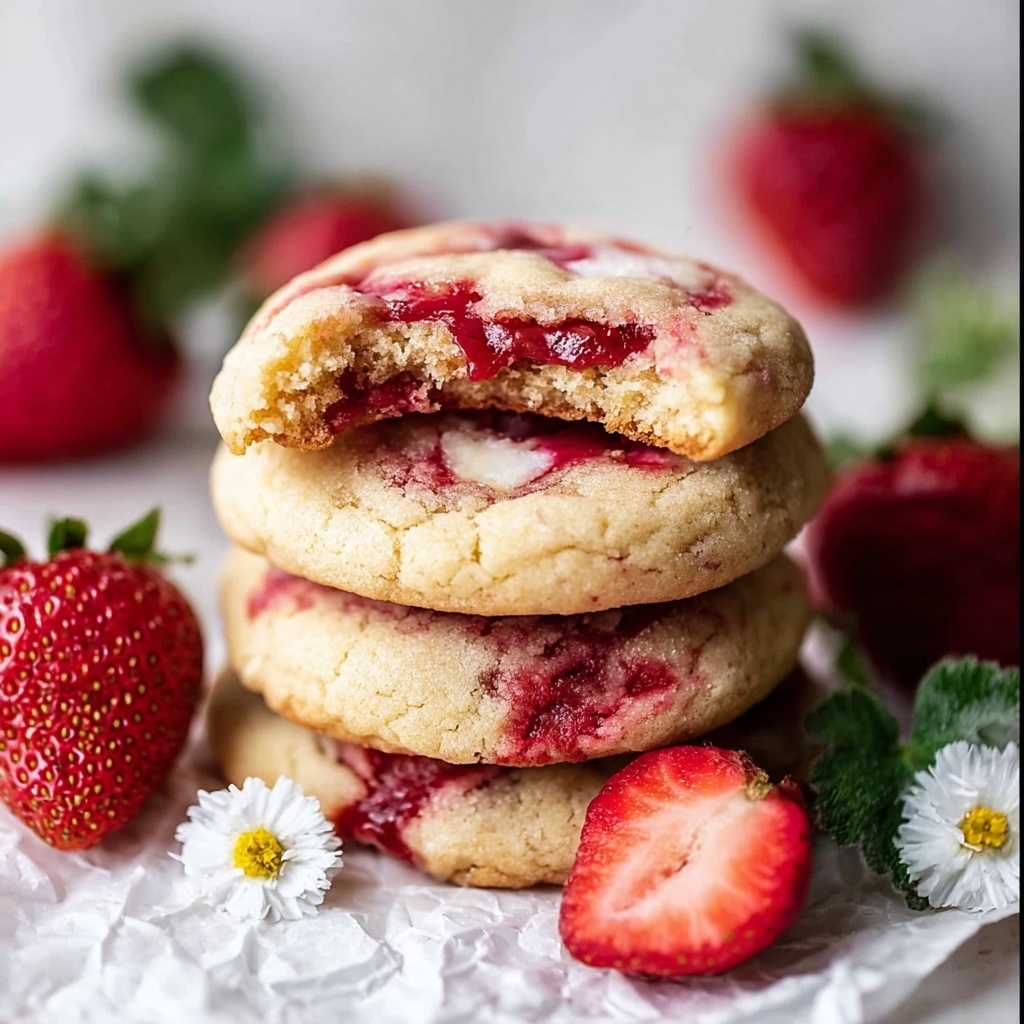 Strawberry Cheesecake Cookies Recipe - Recipe Image