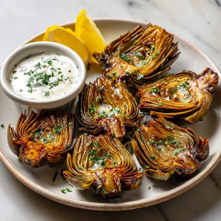 Roasted Artichokes with Lemon Aioli Recipe