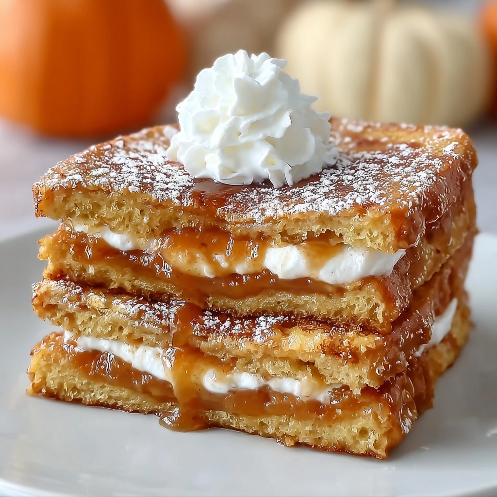 Pumpkin Cream Cheese French Toast Recipe - Recipe Image