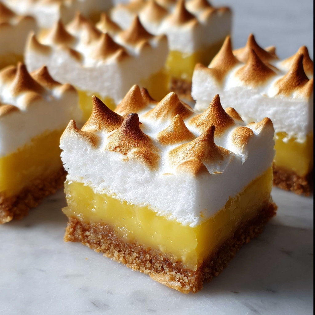 Bars Lemon Meringue Recipe - Recipe Image
