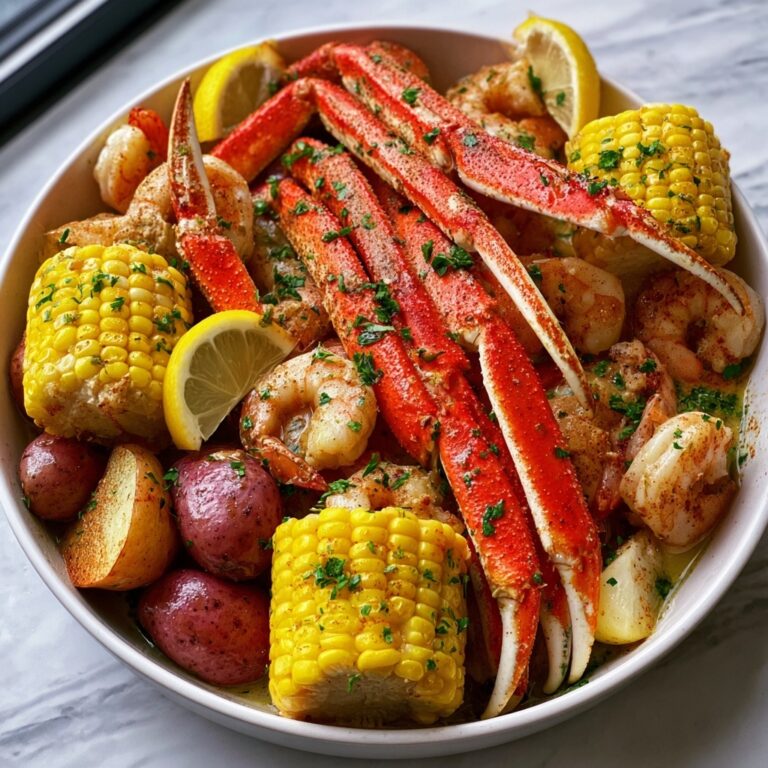 Cajun Seafood Boil with Garlic Butter Sauce Recipe