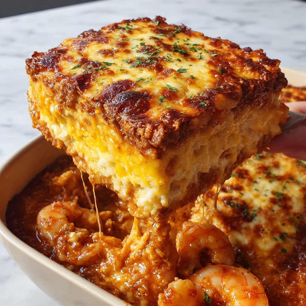 Seafood Lasagna with Shrimp and Crab Recipe - Recipe Image