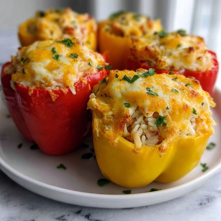 Crab and Shrimp Stuffed Bell Peppers Recipe