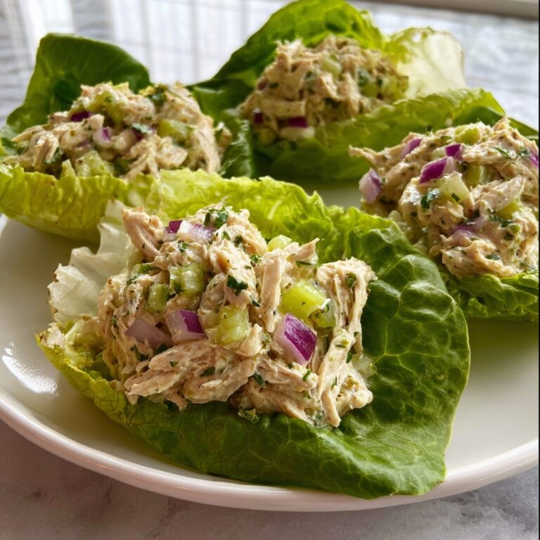 Chicken Salad Lettuce Wraps Recipe