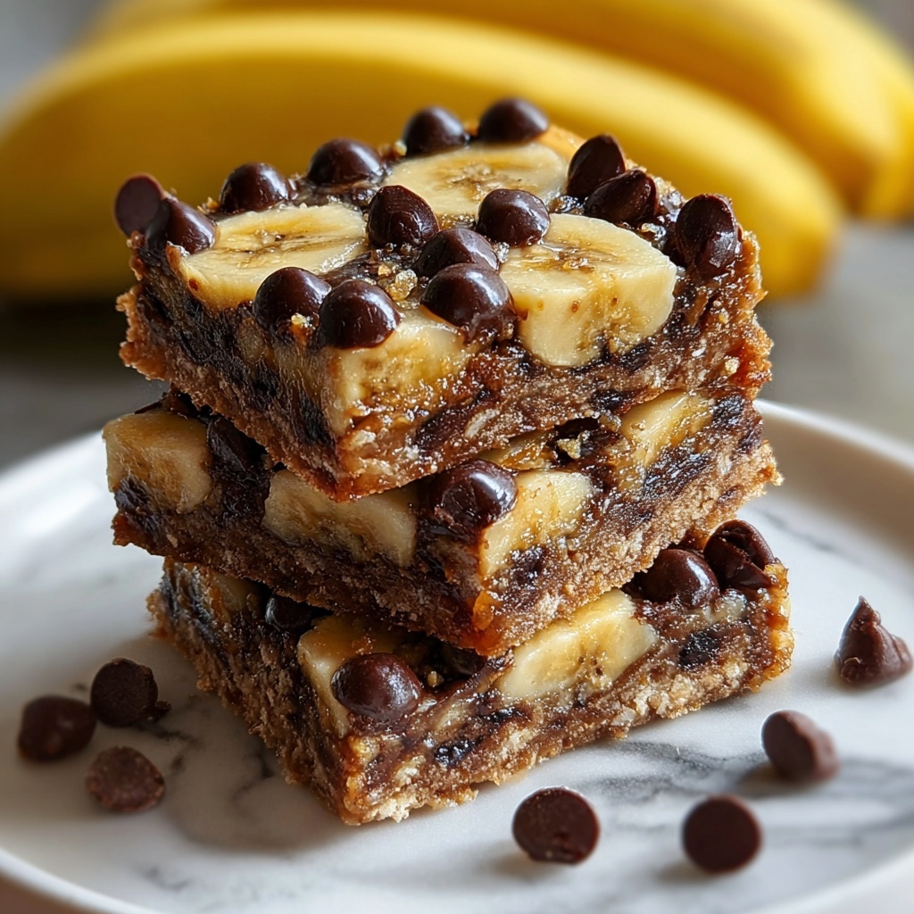 Chocolate Chip Banana Bars Recipe - Recipe Image