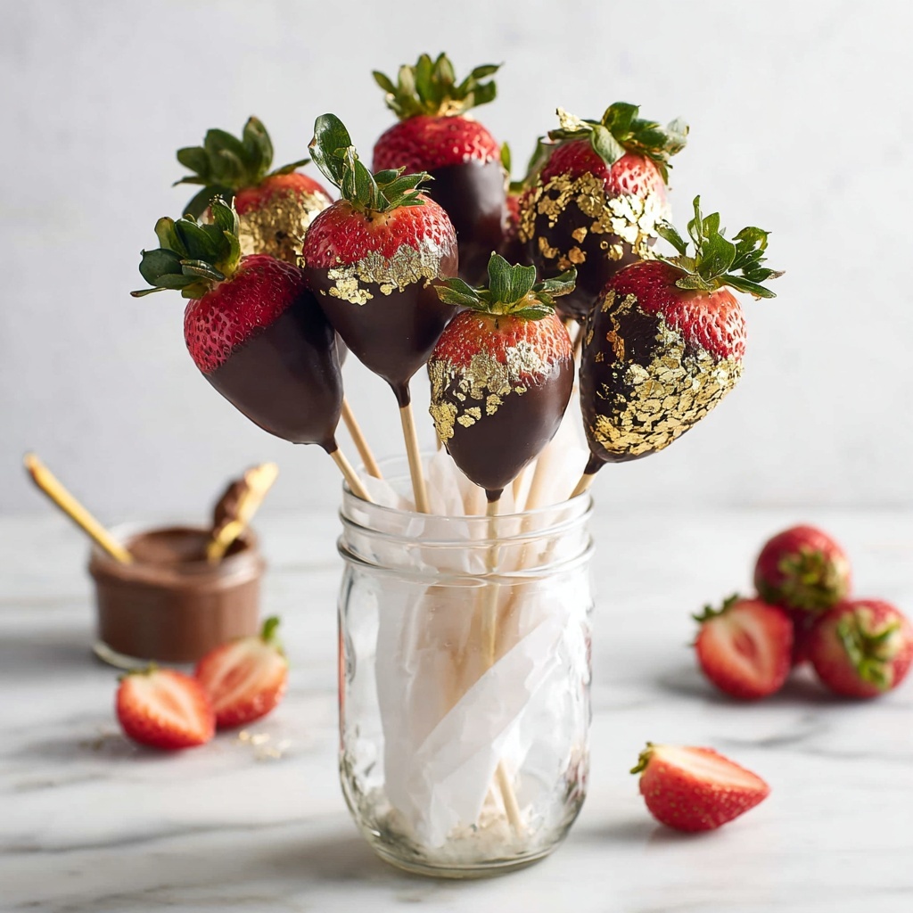 Chocolate Strawberry Bouquet Recipe - Recipe Image