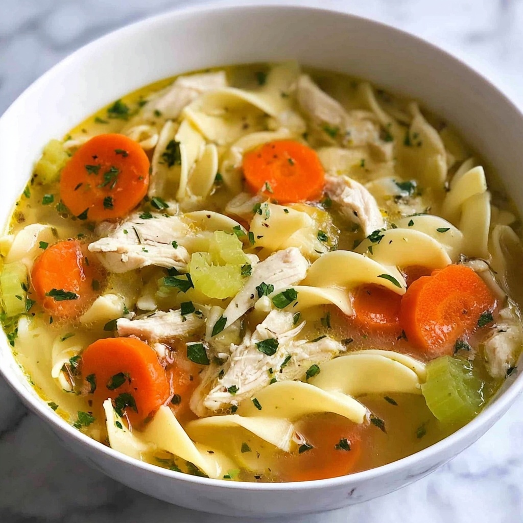 Comforting Chicken Noodle Soup Recipe - Recipe Image