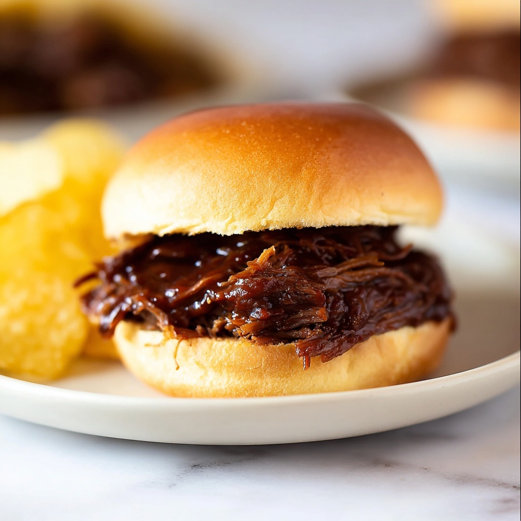 Sweet BBQ Beef Sandwiches Recipe - Recipe Image