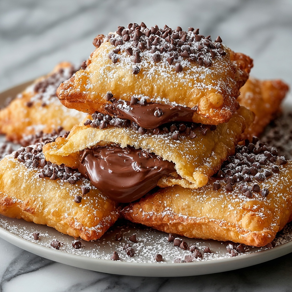 Air Fryer Nutella Stuffed Beignets Recipe - Recipe Image