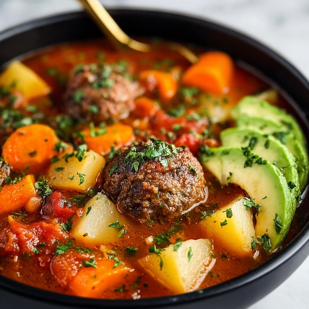 Mexican Meatball Soup Recipe - Recipe Image