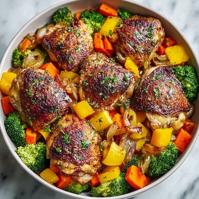 Roasted Garlic Chicken and Vegetables Recipe