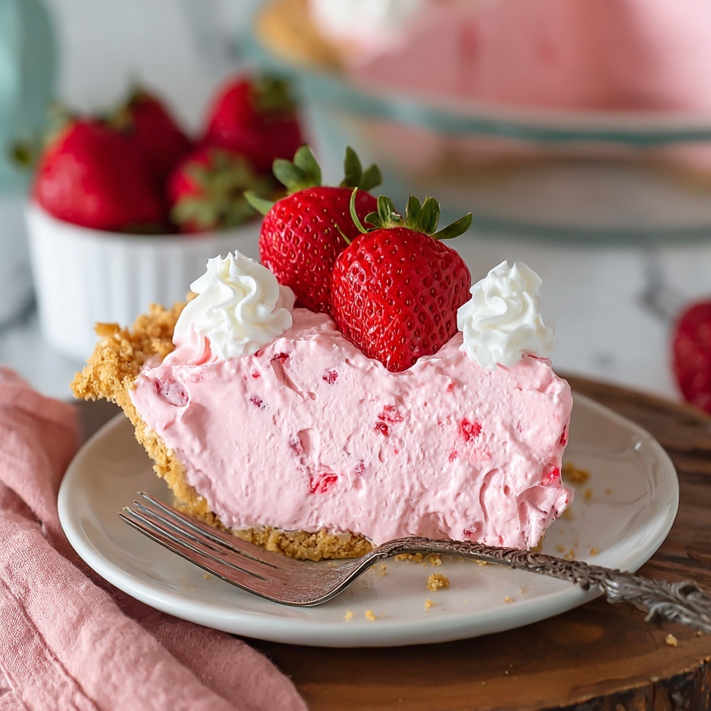 Kool Aid Pie: A Fun and Easy No-Bake Strawberry Dessert Recipe - Recipe Image