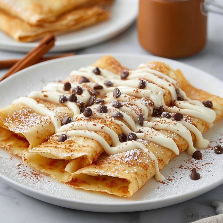 Cinnamon Roll Protein Crepes Recipe