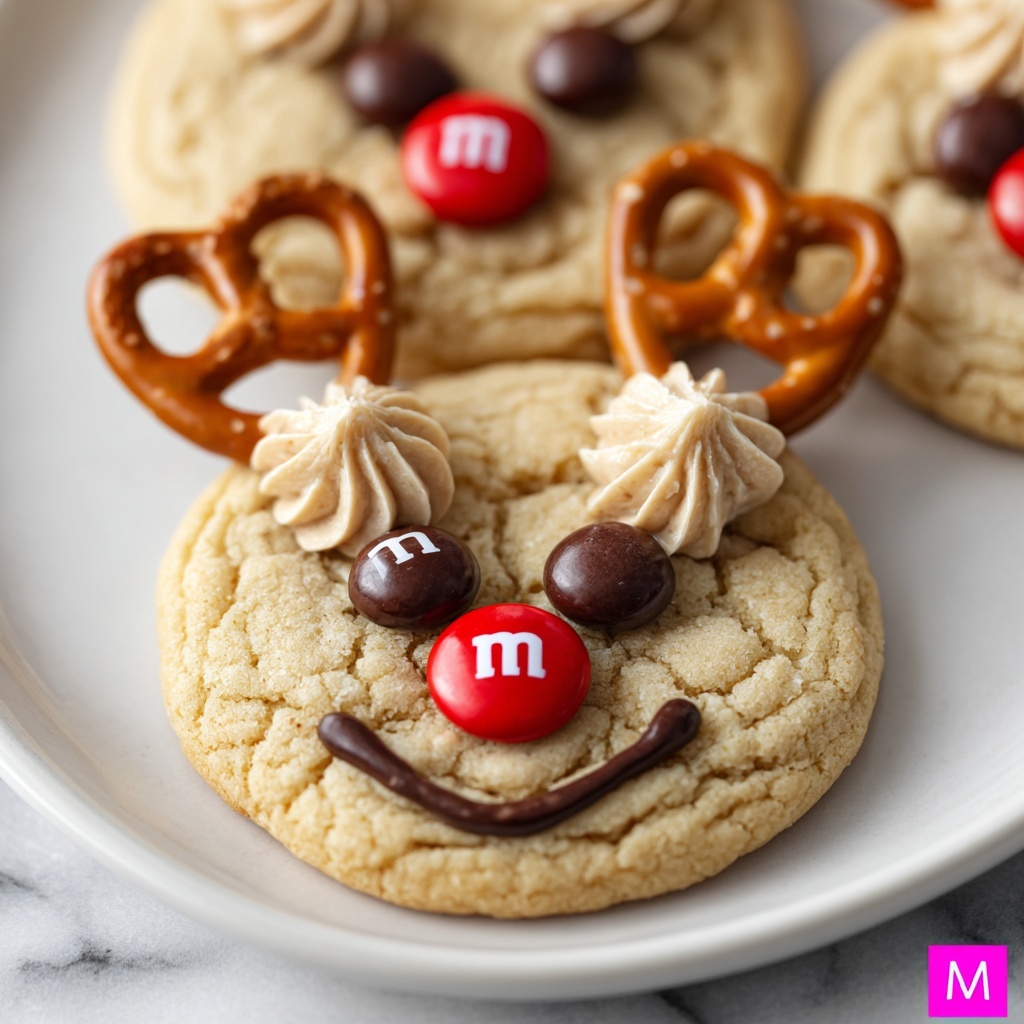 Rudolph Peanut Butter Cookies Recipe - Recipe Image