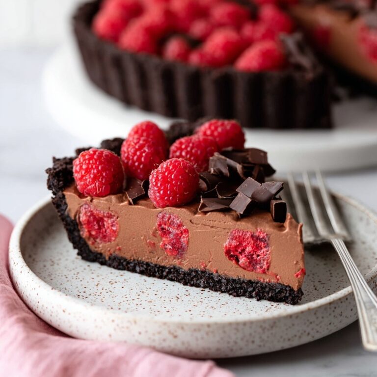 Vegan Raspberry Chocolate Tart Recipe