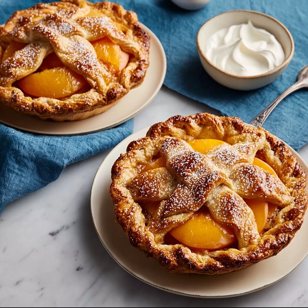 Individual Peach Pies for Sweet Summer Bliss Recipe - Recipe Image