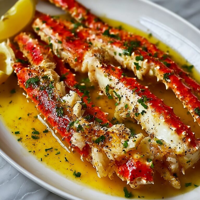 Baked Crab Legs in Butter Sauce Recipe