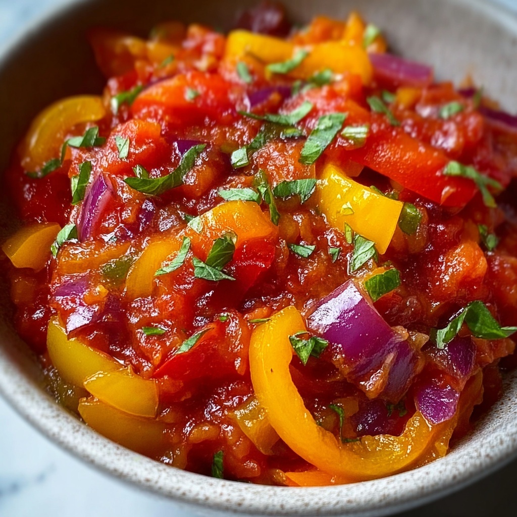 Classic Italian Peperonata Recipe - Recipe Image
