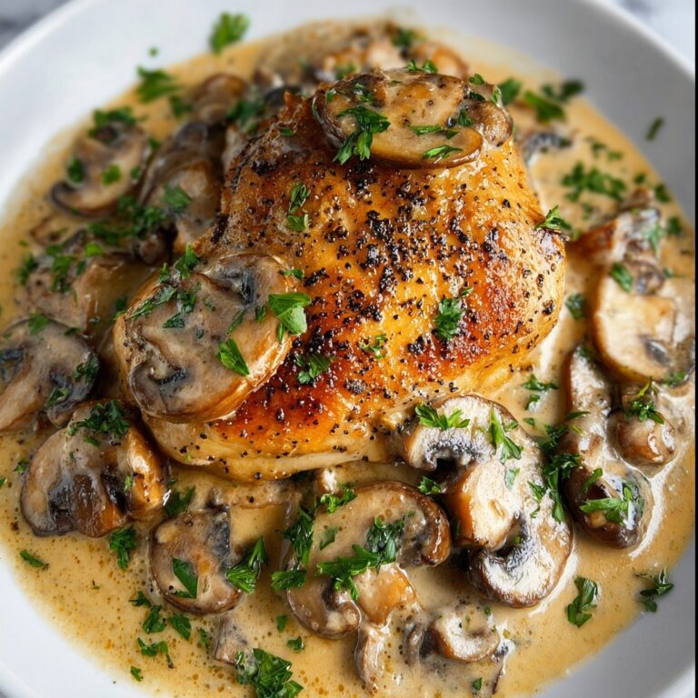 Creamy Mushroom Chicken Recipe