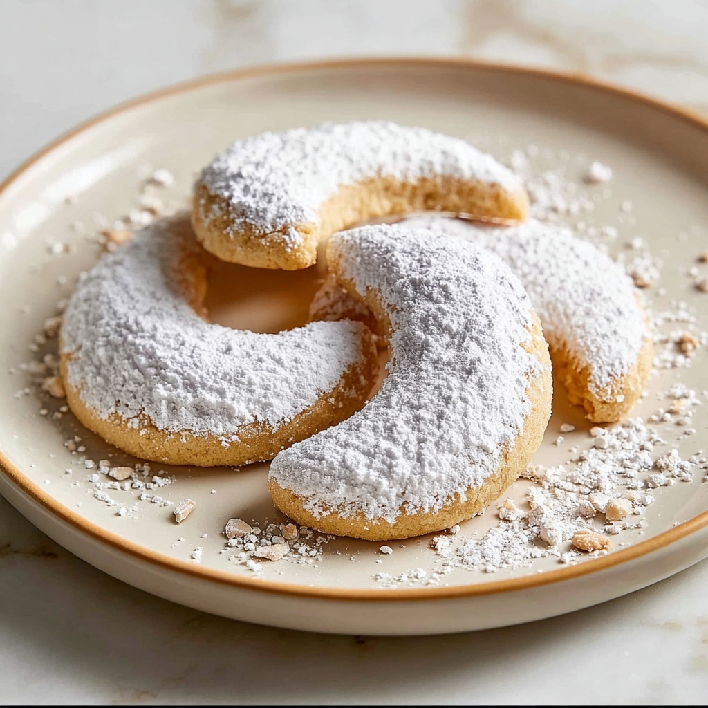Almond Crescent Cookies Recipe - Recipe Image