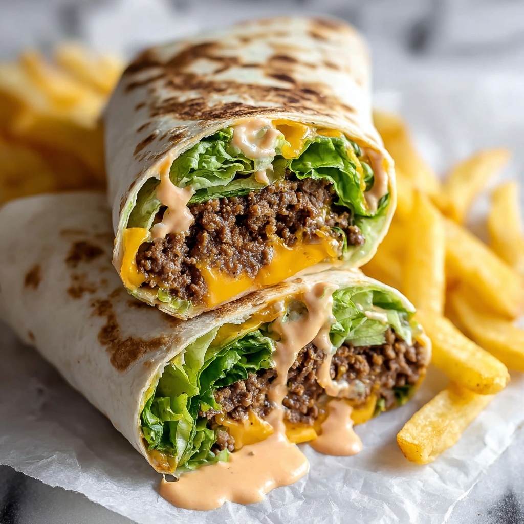 Big Mac Wraps Recipe - Recipe Image