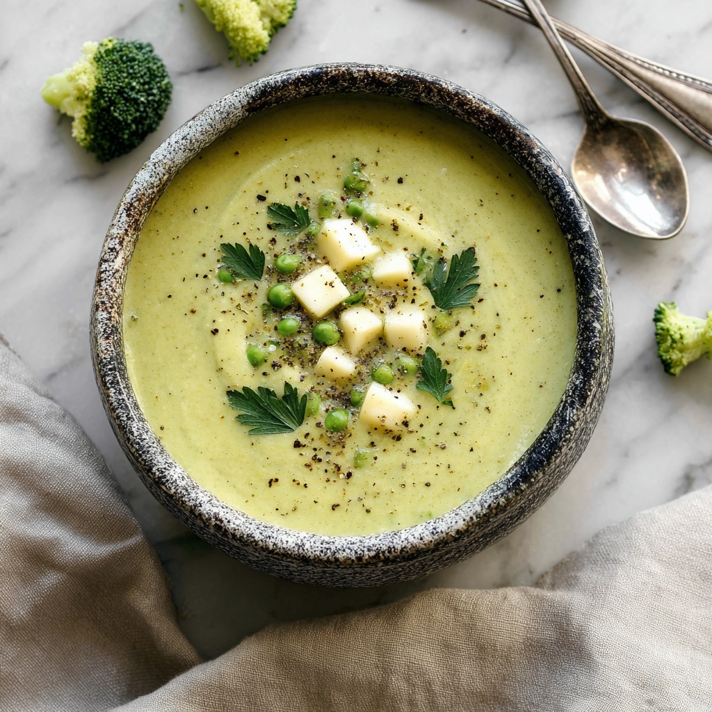 The Best Homemade Broccoli Stilton Soup Recipe - Recipe Image