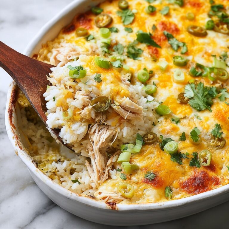 Green Chile Chicken and Rice Casserole Recipe