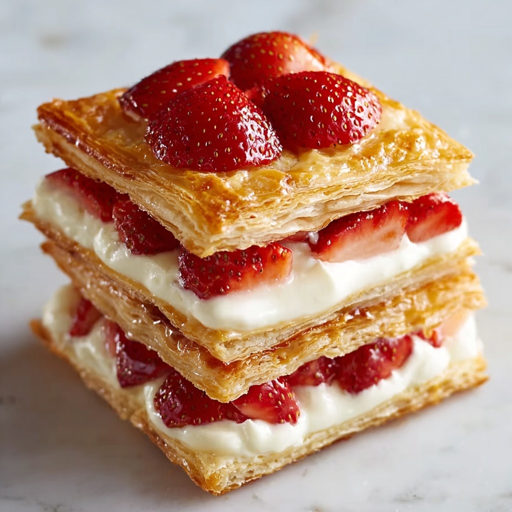 Strawberry Cream Cheese Danish Delights Recipe - Recipe Image