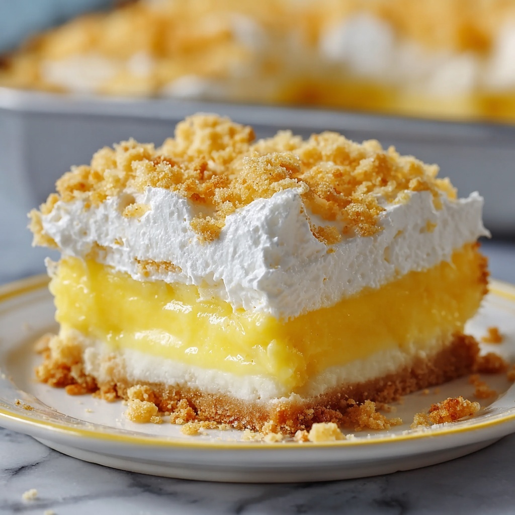 Lemon Cream Cheese Dump Cake Recipe - Recipe Image