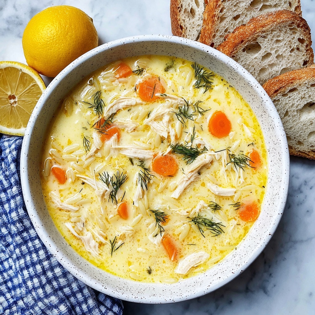 Greek Lemon Chicken Soup Recipe - Recipe Image