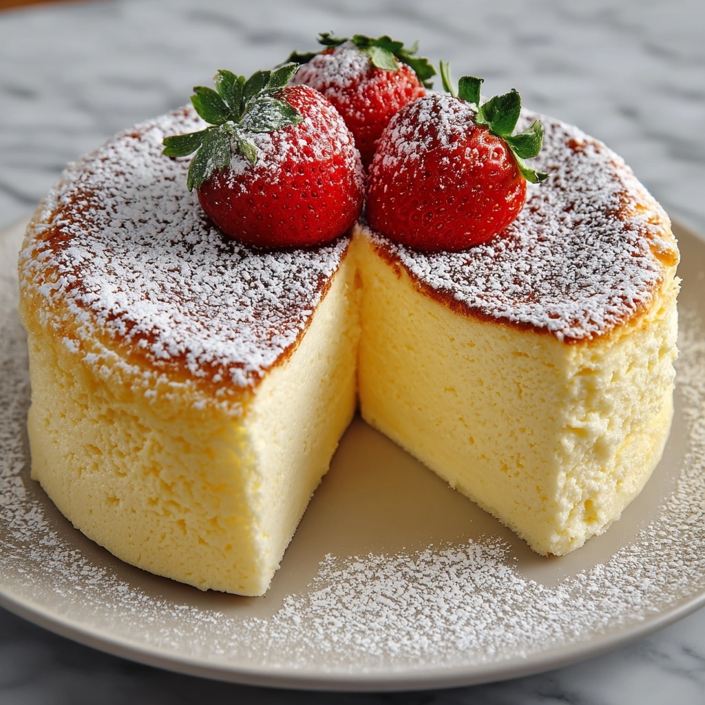 Japanese Cotton Cheesecake: Discover Its Fluffy Secrets! Recipe - Recipe Image