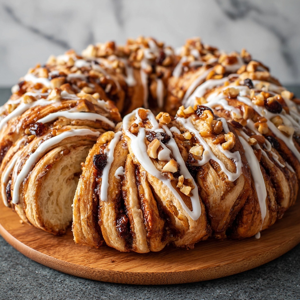 Cozy Apple Kringle with Vanilla Glaze Recipe - Recipe Image